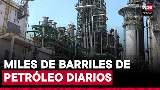 Nueva Refinería Talara ya procesa más de 90 000 barriles diarios de petróleo [upl. by Anaes]