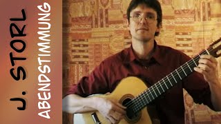 Stimmungsvolle Gitarrenmusik quotAbendstimmungquot mit Konzertgitarre  Gitarre Solo  Fingerstyle [upl. by Rihana]