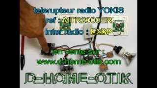 de A à Z  montage telerupteur radio YOKIS MTR2000ER ajouter des boutons radio YOKIS E2BP [upl. by Ynohtna133]