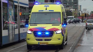 NIEUWE Valeris Ambulance voor Amsterdam  Nieuwe Ambulance 13112 met spoed naar het OLVGWest [upl. by Zetrok]