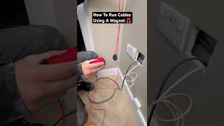 How To Run Cables Using A Magnet hacks shorts magnet [upl. by Grondin457]