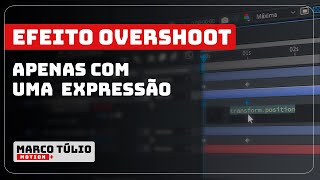 Efeito Overshoot bouncing automático sem plugins  After Effects  Parte 1 [upl. by Gibeon752]