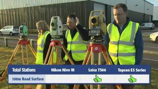 Topcon ES Totalstation  Vergleich [upl. by Nehtan]