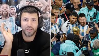 Lionel Messi told Sergio Aguero to stop drinking during wild Argentina World Cup celebrations he [upl. by Jennica933]