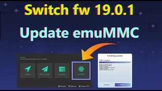 Switch Firmware 1901  Update EmuMMC [upl. by Duky517]