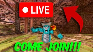 🔴PLAYING GORILLA TAG LIVE WITH FANS CODESMINIGAMES🔴 [upl. by Barnes]