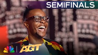 Learnmore Jonasi HILARIOUSLY Describes American Culture  Semifinals  AGT 2024 [upl. by Caryn]