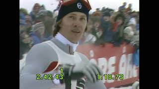 World Cup Åre 1981  Giant Slalom 2nd run [upl. by Begga333]