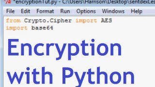 Python Encryption Tutorial with PyCrypto [upl. by Nerad]