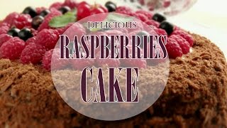 delicious raspberries cake recipe  fresh raspberry cake [upl. by Haland]