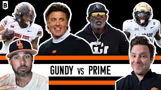 S3E22  OkState vs Colorado Preview  Gundy vs Prime Ollie Gordon vs Travis Hunter [upl. by Pucida]