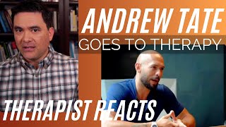 Andrew Tate goes to therapy 2  Therapist Reacts [upl. by Leunamnauj]