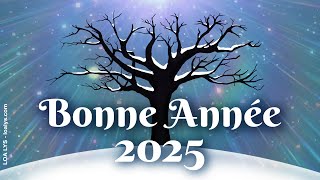 Bonne année 2025  Jolie carte virtuelle  arbre [upl. by Leonsis79]