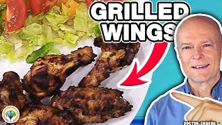 Grilled Chicken Wings Recipe Keto Paleo Low Carb Gluten Free And Dairy Free [upl. by Niar279]