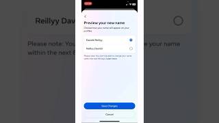 How to Change Facebook Name on iPhone [upl. by Euqnomod699]