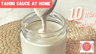 How to make Tahini  Tahini at home  10 min Tahini recipe [upl. by Porte276]