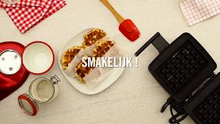 Het Wafelijzer  Frifri  Recept  De echte Luikse wafel [upl. by Accebar]