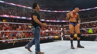 Randy Orton RKOs Wade Barrett Darren Young Edge and Sheamus Raw Sept 6 2010 WWE Network [upl. by Publia]