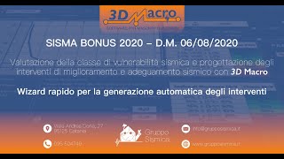 3DMacro SISMABONUS 2020 [upl. by Gordon556]