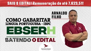 EBSERH  Como Gabaritar Lingua Portuguesa  IBFC Concurso [upl. by Asselam]