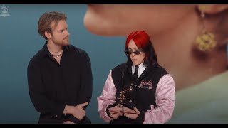 BILLIE EILISH Wins Song Of The Year For quotWHAT WAS I MADE FORquot  2024 GRAMMYs Acceptance Speech [upl. by Mccahill]