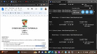 KMU Cyber Security Tutorials  Online Terminal ClassLab1 Solutions By James Soko Directories [upl. by Nodnelg822]