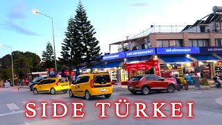 Antalya Side am AbendTürkei sideturkey side kumköy türkei evrenseki [upl. by Deehsar]