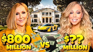 Celine Dion vs Mariah Carey  LIFESTYLE BATTLE [upl. by Labors]