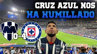 CRUZ AZUL NOS GOLEA  REACCIÓN MONTERREY 04 CRUZ AZUL  J2 LIGA MX [upl. by Bambi]