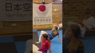 Karate warm up drills  Karrinyup Karate karate karatekids karatewarmup [upl. by Icam335]