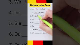 Haben oder Sein Wann benutzt man sie 🇩🇪 germangrammar [upl. by Eceinert903]