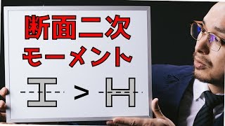 わかりやすい構造力学～断面二次モーメント～ [upl. by Ilyk]