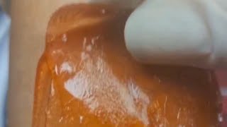 How to melt wax beads for hair removal at home satisfying asmr hairremoval waxing [upl. by Aihsiyt]