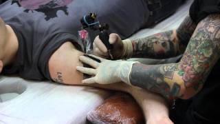 Nick Getting Tattooed by Frank Carter [upl. by Arlette]