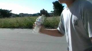 Plastic Bottle Bombs Baking soda and vinegar [upl. by Arbrab381]