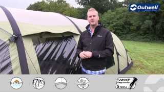 Outwell Tent Harrier XL  2014  Innovative Family Camping [upl. by Ahsemaj72]