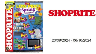 Shoprite specials ZA  23092024  06102024 [upl. by Navap]