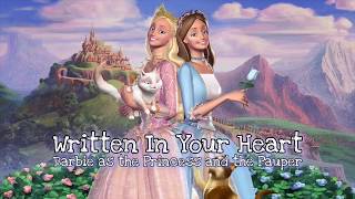 Written In Your Heart  Barbie as the Princess and the Pauper  Sing Along Alto Part [upl. by Enywtna]