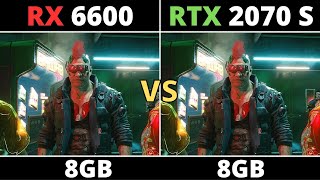 RX 6600 VS RTX 2070 SUPER  TEST IN 10 GAMES [upl. by Notxap655]