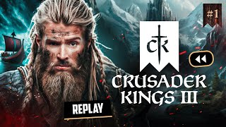 LE ROI DES VIKINGS EST LÀ  Nouvelle aventure Crusader Kings III 1 [upl. by Melar]