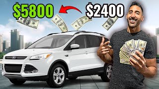 Over 3000 In Profit Flipping This Car Full Process [upl. by Enalahs]