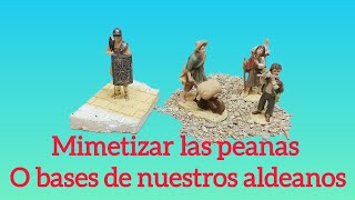 como disimular las bases o pedestales de nuestras figuras [upl. by Evangeline]