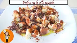 Pulpo en la olla rápida  Receta de Cocina en Familia [upl. by Waldman]