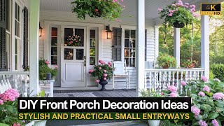 DIY Front Porch Decoration Ideas for Stylish and Practical Small Entryways [upl. by Ilise64]