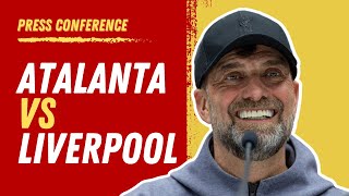 Atalanta vs Liverpool  Jurgen Klopp PreMatch Press Conference [upl. by Anwahsar115]