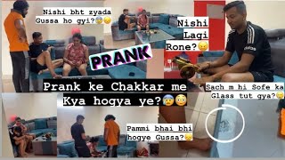 Prank on Prerna😳 Prank k chakkar me kya hogya😖 Nishi hui bht gussa🤬 [upl. by Dalli]