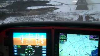 Cirrus SR22 Avidyne Entegra Glass Panel [upl. by Ahsimet7]