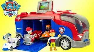 Paw Patrol Mission Cruiser Pat Patrouille Camion Mission Secrète Jouet Toy Review Patrulla Canina [upl. by Hsima82]