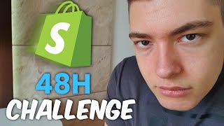 I Tried Shopify Dropshipping For 48H Insane Results [upl. by Ajay687]