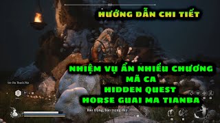 Nhiệm vụ ẩn MÃ CA Black Myth WuKong Hidden Quest Horse Guai Ma Tianba Black Myth WuKong [upl. by Nyvets663]